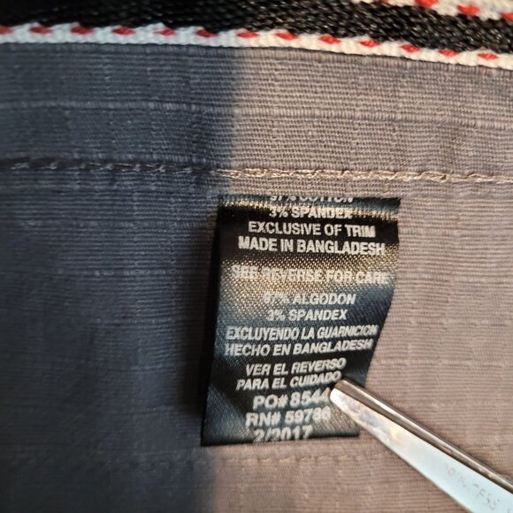 Vtg Beverly Hills Polo Club Rip Stop Cargo Shorts Sz 42 Stretch Y2K Streetwear - Picture 5 of 10